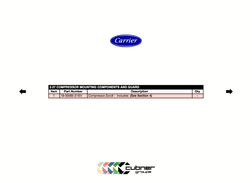 Compresseur reconditionné Carrier EliteLine REF 18-10134-25