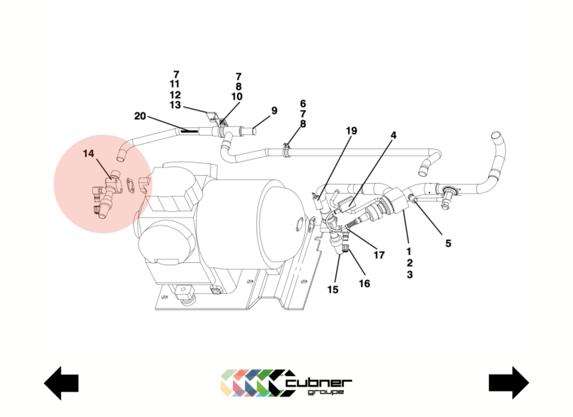 Vanne refoulement carrier thinline conteneur frigorifique discharge valve 14-00206-01