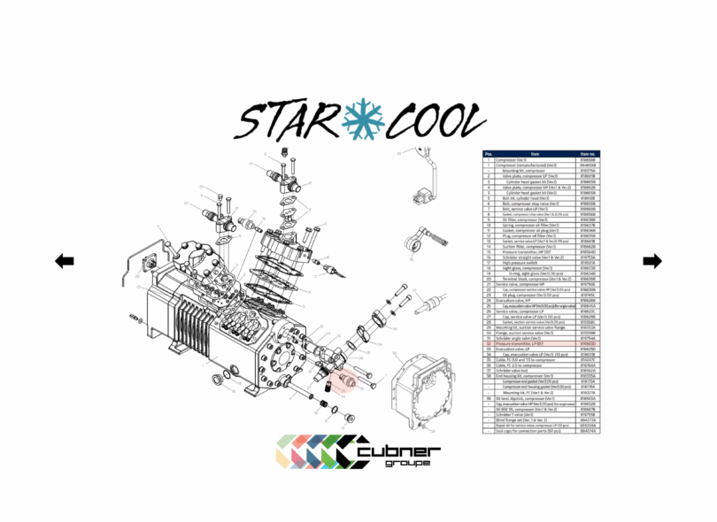 819503D Pressure transmitter - capteur basse pression starcool sci-40 reefer