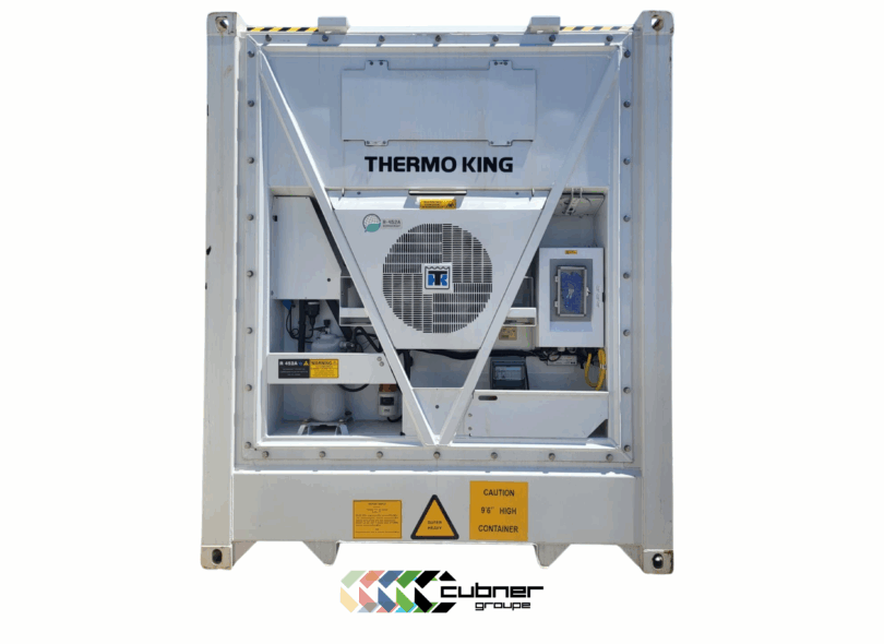 Container reefer 40 pieds premier voyage congélation chambre froide négative positive conteneur frigorifique