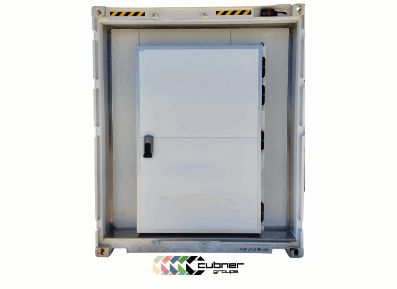 Container reefer 40 pieds premier voyage congélation chambre froide négative positive conteneur frigorifique