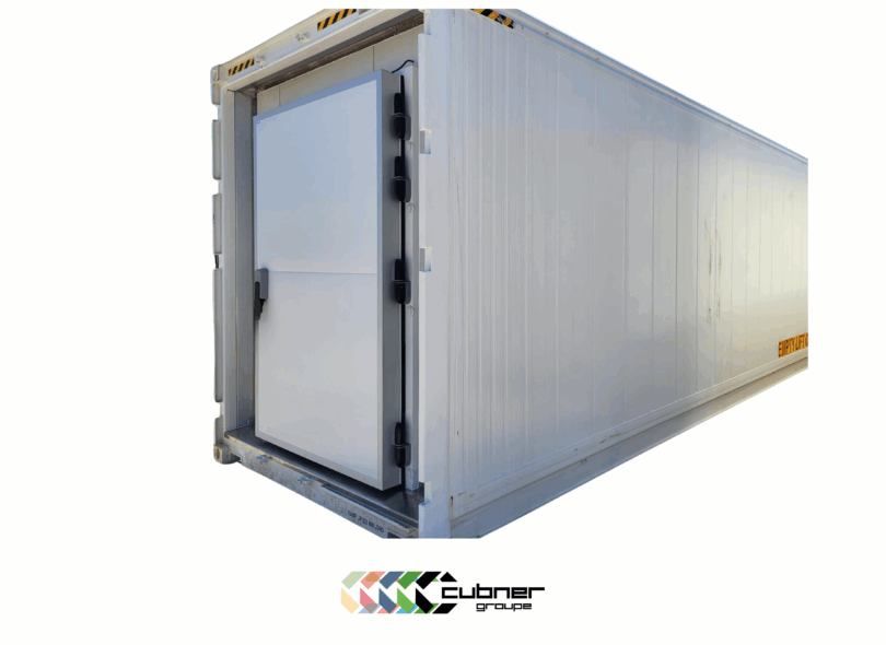 Container reefer 40 pieds premier voyage congélation chambre froide négative positive conteneur frigorifique