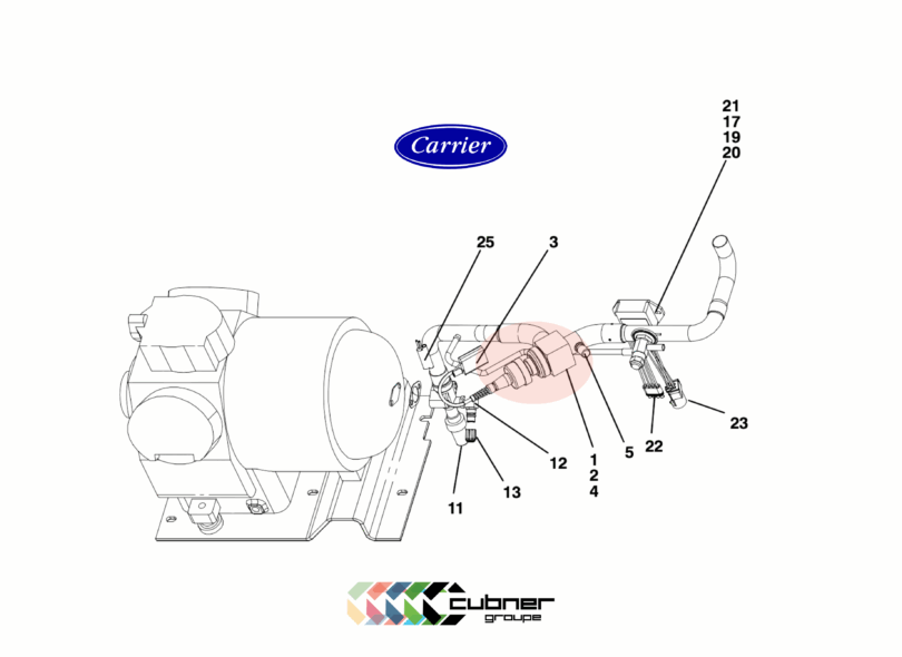 Stepper valve Carrier Thinline reefer 14-00263-00 14-00263-20