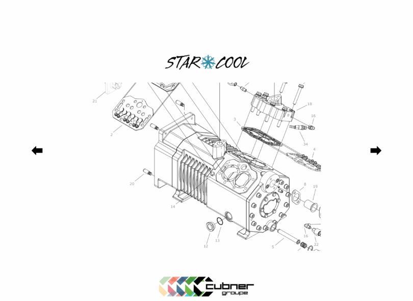 Compresseur 818658B Star Cool