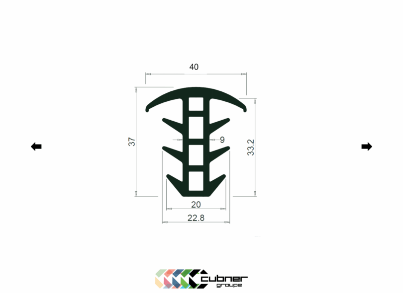 Joint de liaison pour conteneur type joint sapin container (2)